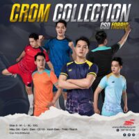 Bộ quần áo bóng đá Crom Riki nam chính hãng vải thun CRO Fabric nhiều màu