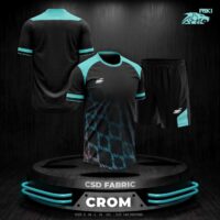 Bộ quần áo bóng đá Crom Riki nam chính hãng vải thun CRO Fabric nhiều màu