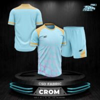 Bộ quần áo bóng đá Crom Riki nam chính hãng vải thun CRO Fabric nhiều màu