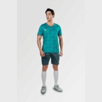 Bộ quần áo bóng đá Golden 02 Riki nam chính hãng vải thun CRO Fabric nhiều màu đỏ