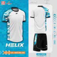 Bộ quần áo bóng đá HELIX Riki nam chính hãng vải thun R-Airmaxx nhiều màu hồng