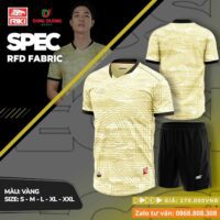 Bộ quần áo bóng đá Riki Spec chính hãng vải thun RFD Fabric nhiều màu xanh biển đậm