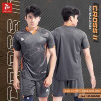 Bộ quần áo bóng đá phủi thiết kế Justplay Cross II nam nữ chính hãng nhiều màu xanh blue 1