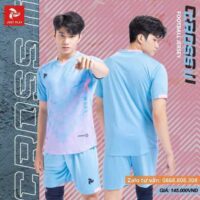 Bộ quần áo bóng đá phủi thiết kế Justplay Cross II nam nữ chính hãng nhiều màu xanh blue 1
