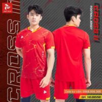 Bộ quần áo bóng đá phủi thiết kế Justplay Cross II nam nữ chính hãng nhiều màu xanh blue 1