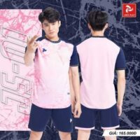 Bộ quần áo bóng đá phủi thiết kế Justplay JS – 01 nam nữ chính hãng nhiều màu trắng xanh 1