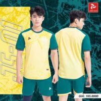 Bộ quần áo bóng đá phủi thiết kế Justplay JS – 01 nam nữ chính hãng nhiều màu trắng xanh 1