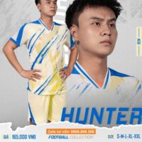 Bộ quần áo đá bóng Beyono Hunter mới chính hãng giá rẻ vải mè nhiều màu vàng 1