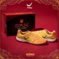 Giày đá bóng Wika DragonX Hoàng Đức TF chính hãng sân cỏ nhân tạo nhiều màu hồng 1