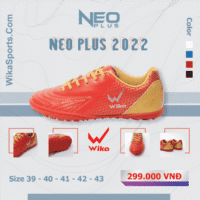 Giày đá bóng Wika NEO Plus TF Văn Tùng chính hãng giá rẻ nhiều màu đen 1