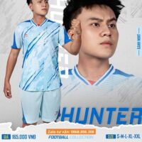 Bộ quần áo đá bóng Beyono Hunter mới chính hãng giá rẻ vải mè nhiều màu vàng 1