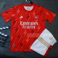 Áo bóng đá ARS Arsenal 2324 Home sân nhà phiên bản trước trận đấu màu đỏ 1