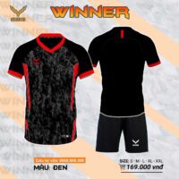 Bộ quần áo NIDU Winner đá banh thiết kế chính hãng nhiều màu xanh biển