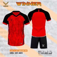 Bộ quần áo NIDU Winner đá banh thiết kế chính hãng nhiều màu xanh biển
