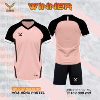 Bộ quần áo NIDU Winner đá banh thiết kế chính hãng nhiều màu xanh biển