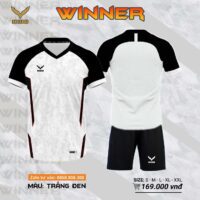 Bộ quần áo NIDU Winner đá banh thiết kế chính hãng nhiều màu xanh biển