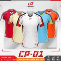 Bộ quần áo bóng đá CP Sport CP01 vải mè caro chính hãng nhiều màu