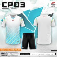 Bộ quần áo bóng đá CP Sport CP03 màu cam, 2