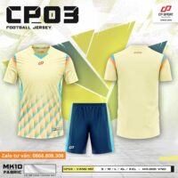 Bộ quần áo bóng đá CP Sport CP03 màu cam, 2
