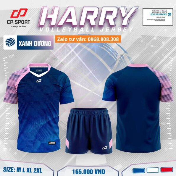 Bộ quần áo bóng đá CP Sport HARRY vải mè chính hãng nhiều màu