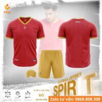Bộ quần áo bóng đá Egan SPIRIT Vải Recycled Polyester cao cấp chính hãng nhiều màu đen 1