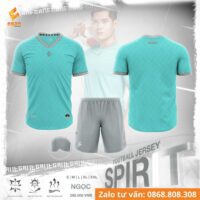 Bộ quần áo bóng đá Egan SPIRIT Vải Recycled Polyester cao cấp chính hãng nhiều màu đen 1
