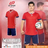 Bộ quần áo bóng đá CP Sport WINNING vải thun lạnh chính hãng nhiều màu hồng 2