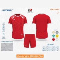 Bộ quần áo bóng đá CR Sport LIGHTNING chính hãng nhiều màu vàng be