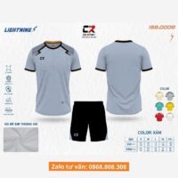 Bộ quần áo bóng đá CR Sport LIGHTNING chính hãng nhiều màu vàng be