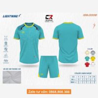 Bộ quần áo bóng đá CR Sport LIGHTNING chính hãng nhiều màu vàng be
