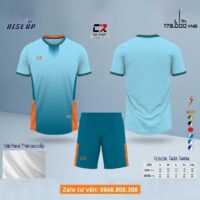 Bộ quần áo bóng đá CR Sport RISE UP chính hãng nhiều màu trắng xanh ngọc