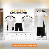 Bộ quần áo bóng đá Egan ARENA size mam vải mè chính hãng nhiều màu trắng