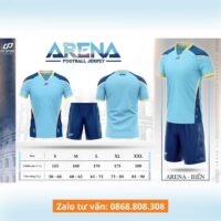 Bộ quần áo bóng đá Egan ARENA size mam vải mè chính hãng nhiều màu trắng