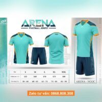 Bộ quần áo bóng đá Egan ARENA size mam vải mè chính hãng nhiều màu trắng