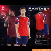 Bộ quần áo bóng đá Egan FANTASY Cao cấp size mam vải lacoste chính hãng mới nhiều màu xanh biển