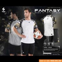 Bộ quần áo bóng đá Egan FANTASY Cao cấp size mam vải lacoste chính hãng mới nhiều màu xanh biển