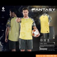Bộ quần áo bóng đá Egan FANTASY Cao cấp size mam vải lacoste chính hãng mới nhiều màu xanh biển