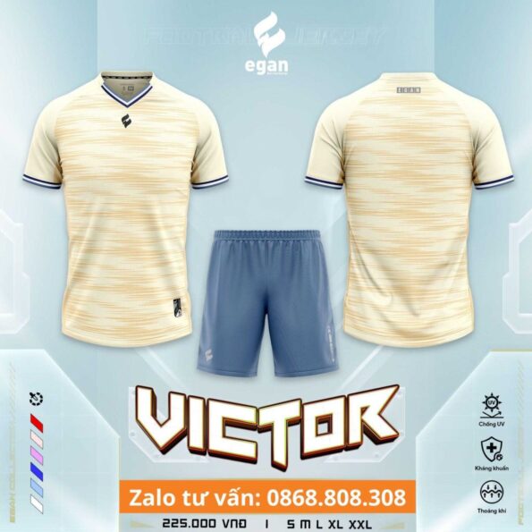 Bộ quần áo bóng đá Egan VICTOR Vải E-COOLDRY cao cấp chính hãng nhiều màu
