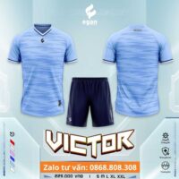 Bộ quần áo bóng đá Egan VICTOR Vải E-COOLDRY cao cấp chính hãng nhiều màu vàng 1