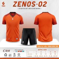 Bộ quần áo bóng đá Egan ZENOS 02 Vải E-COOLDRY cao cấp chính hãng nhiều màu xanh blue 1