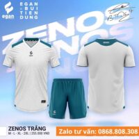 Bộ quần áo bóng đá Egan ZENOS Vải E-COOLDRY cao cấp chính hãng nhiều màu đỏ 1