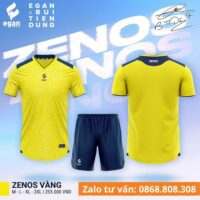 Bộ quần áo bóng đá Egan ZENOS Vải E-COOLDRY cao cấp chính hãng nhiều màu đỏ 1