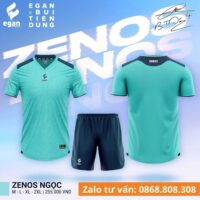 Bộ quần áo bóng đá Egan ZENOS Vải E-COOLDRY cao cấp chính hãng nhiều màu đỏ 1