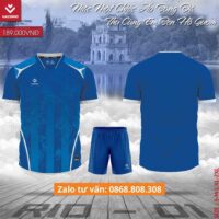 Bộ quần áo bóng đá Hacorio RIO 01 chính hãng vải sợi Dri Fit nhiều màu xanh biển 1
