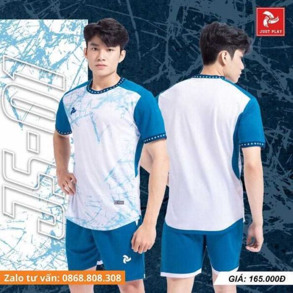 Bộ quần áo bóng đá phủi thiết kế Justplay JS – 01 chính hãng nhiều màu vải thun CSM nhẹ