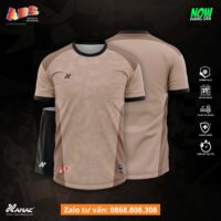 Bộ quần áo bóng đá thiết kế ABS Amac nhiều màu nâu 1