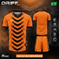 Bộ quần áo bóng đá thiết kế Driff chính hãng Amac nhiều màu hồng