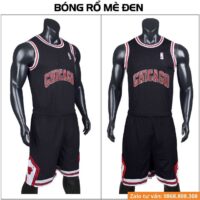 Bộ quần áo bóng rổ BULLS Egan size mam vải mè kim chính hãng nhiều màu tím than