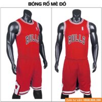 Bộ quần áo bóng rổ BULLS Egan size mam vải mè kim chính hãng nhiều màu tím than
