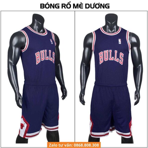 Bộ quần áo bóng rổ BULLS Egan size mam vải mè kim chính hãng nhiều màu